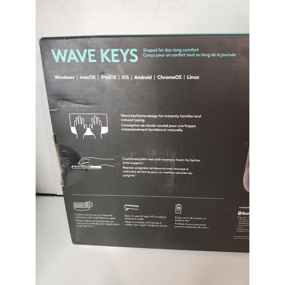Logitech Wave Keys Keyboard - Picture 2 of 7